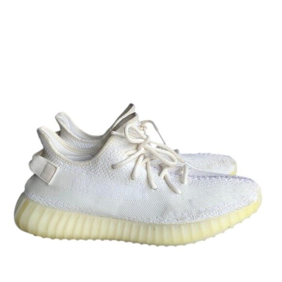 Adidas Yeezy Boost 350 V2 Men’s‎ 10.5 Triple White Cream Knit Low Top Sneakers